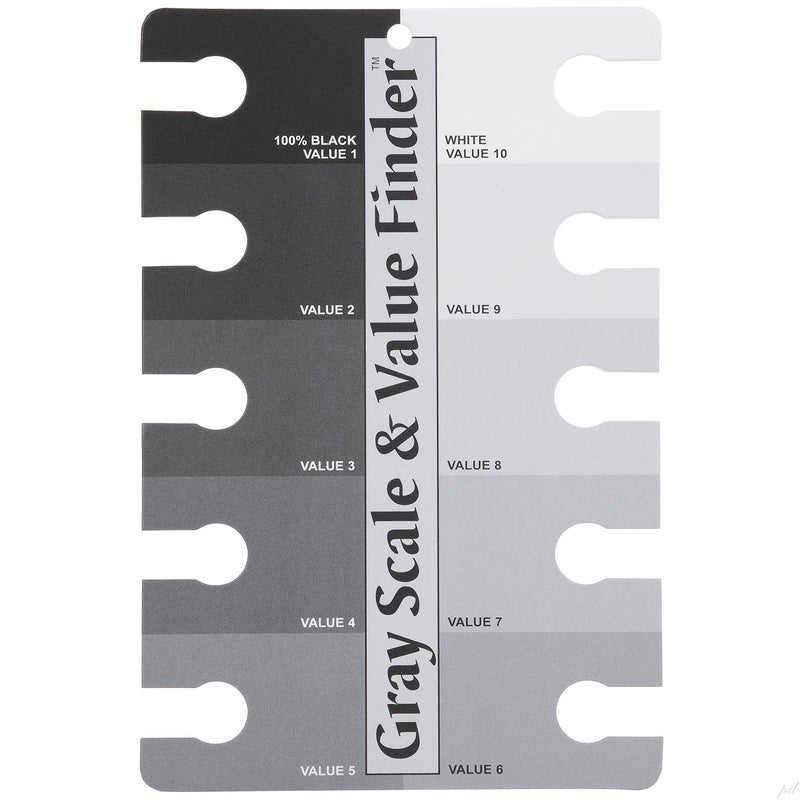 ASW Color Wheel Pocket Guide with Gray Scale Value Finder â€“ for both the amateur and professional artists - Image 4